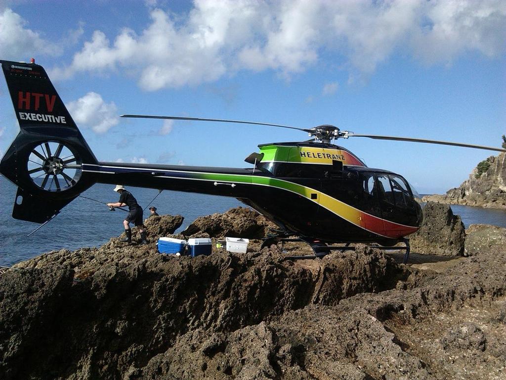 Visitors to this year’s Hutchwilco New Zealand Boat Show will have several chances each day to win an incredible Heletranz heli-fishing experience. © Mike Rose